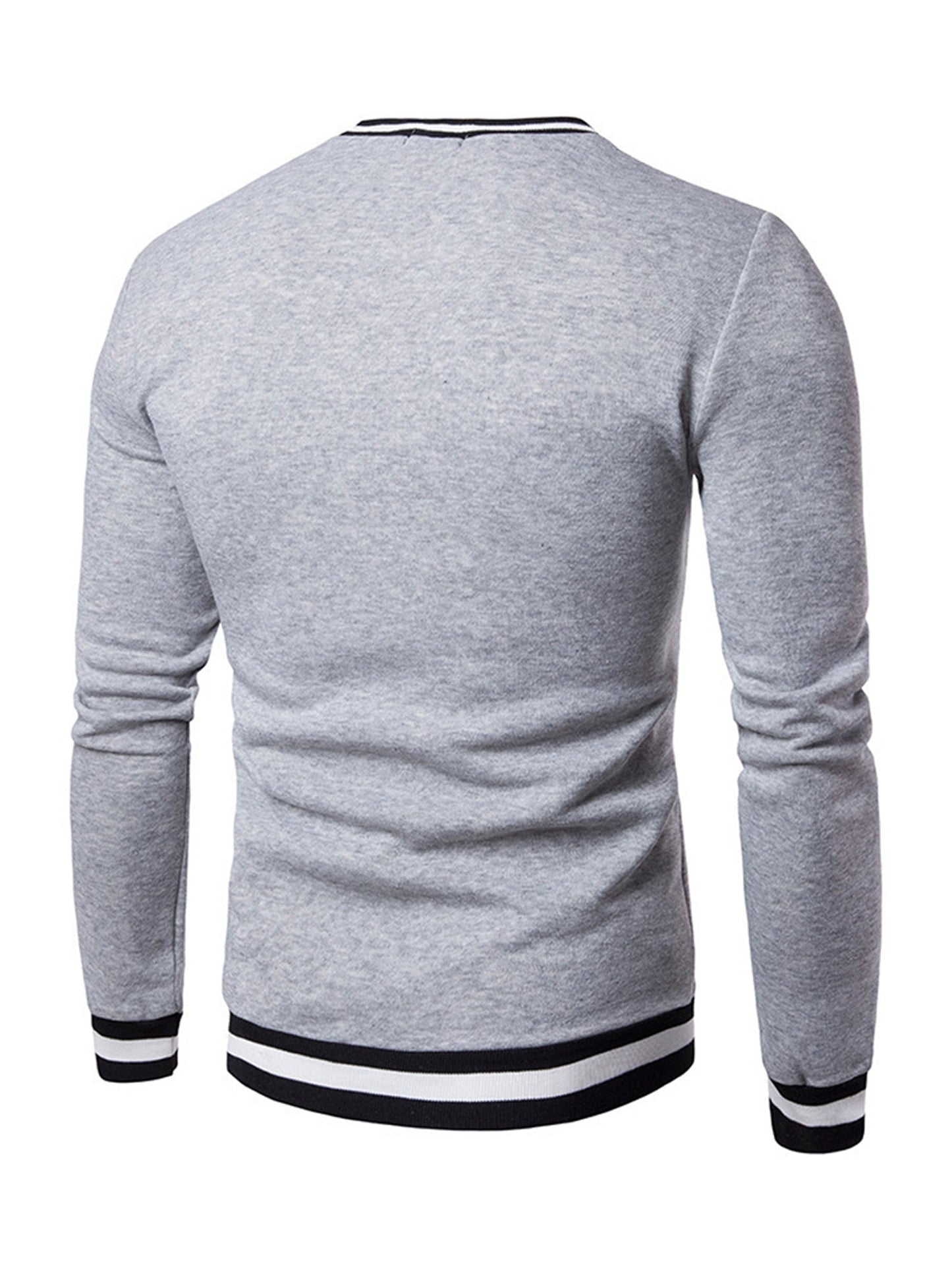 Lars | Warm men's sweatshirt with colour block