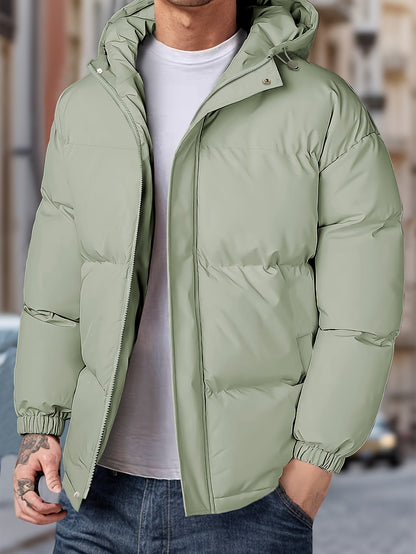 Lars | Warm windproof men's winter jacket with hood