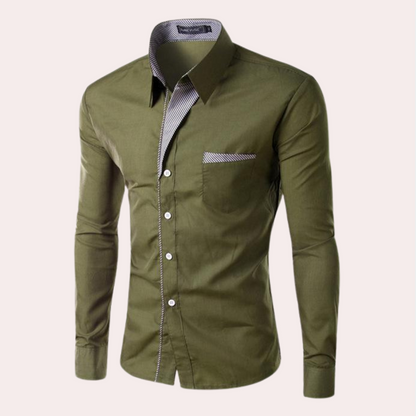 Marvin - Tailored Long Sleeve Shirt for Men