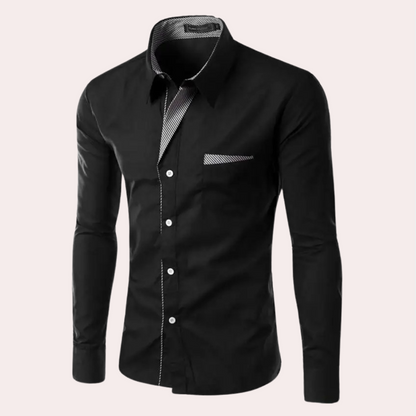 Marvin - Tailored Long Sleeve Shirt for Men