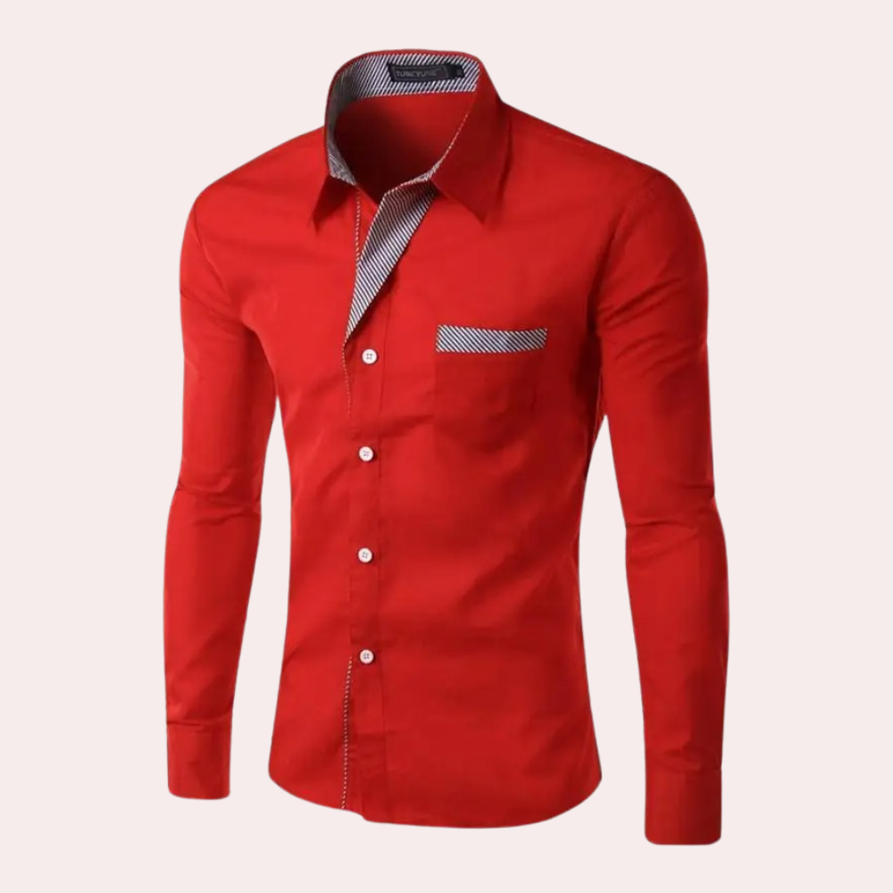 Marvin - Tailored Long Sleeve Shirt for Men