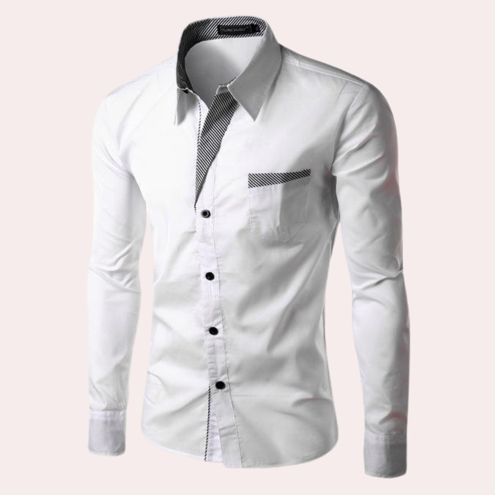 Marvin - Tailored Long Sleeve Shirt for Men