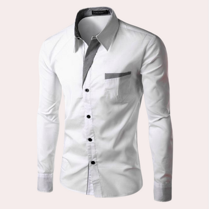Marvin - Tailored Long Sleeve Shirt for Men