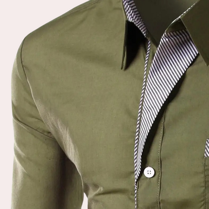 Marvin - Tailored Long Sleeve Shirt for Men