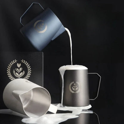 Jarra para leche para arte latte - Perfecta para capuchino y café