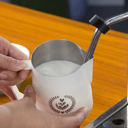 Jarra para leche para arte latte - Perfecta para capuchino y café