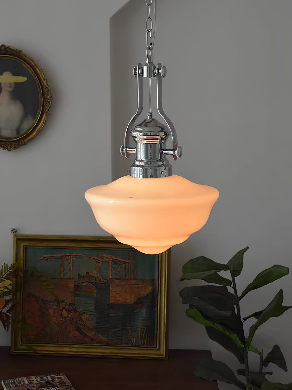 Lámpara colgante escolar clásica con LED – Atemporal y de bajo consumo