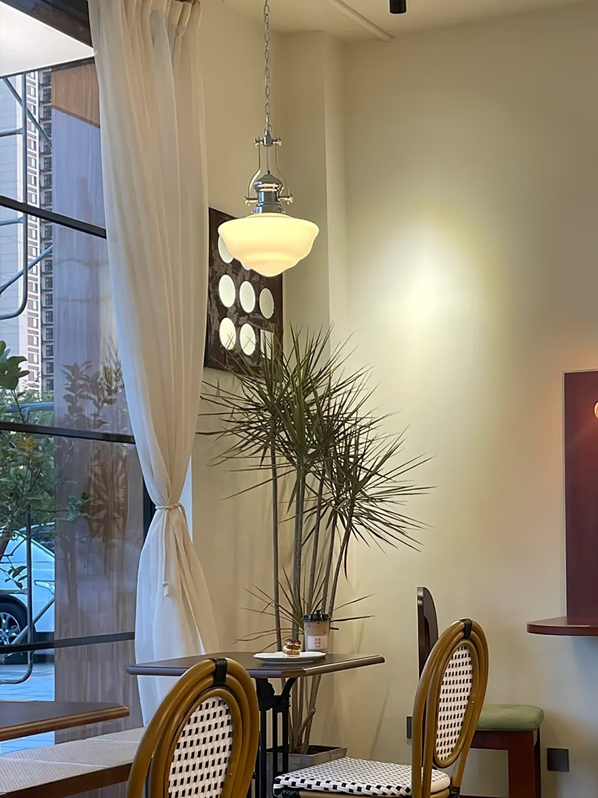 Lámpara colgante escolar clásica con LED – Atemporal y de bajo consumo