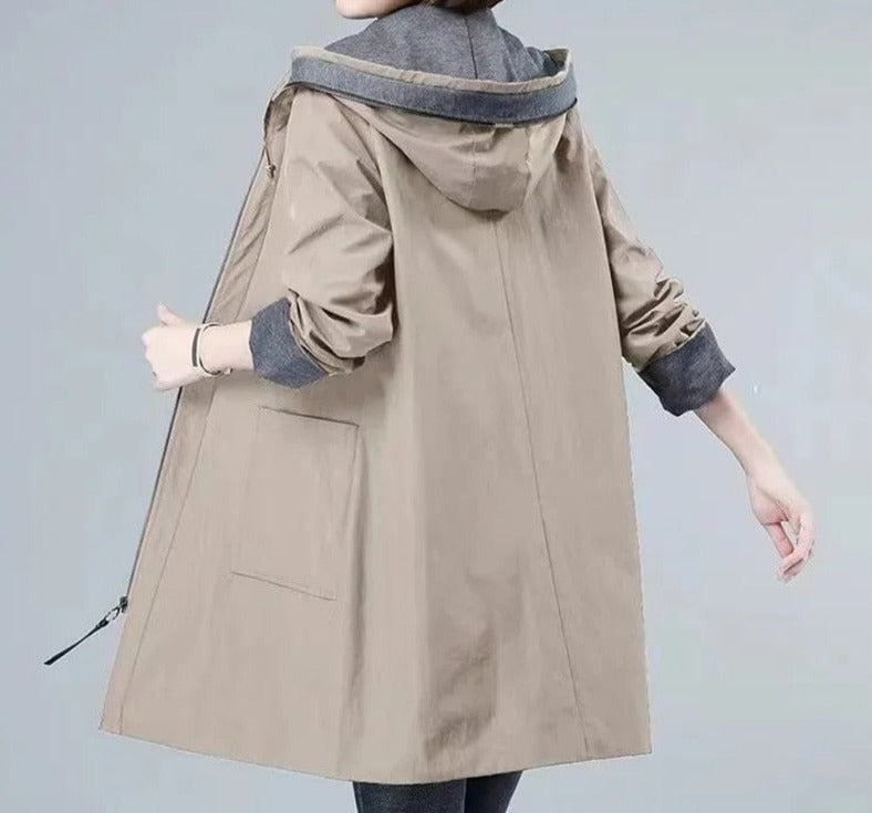 Leanne | Casual Overcoat with Hood