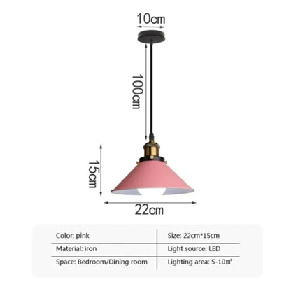 Modern Meets - LED Industrial Horn Pendant Light