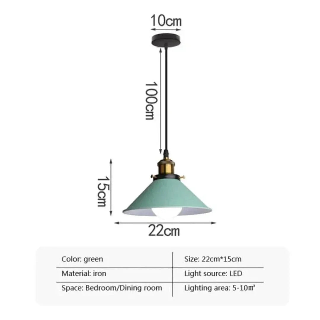 Modern Meets - LED Industrial Horn Pendant Light