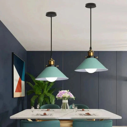 Modern Meets - LED Industrial Horn Pendant Light