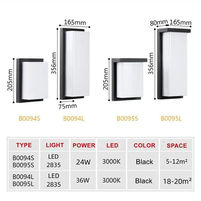 UrbanSpectra - Modern LED Outdoor Wall Lamps