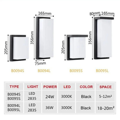 UrbanSpectra - Modern LED Outdoor Wall Lamps