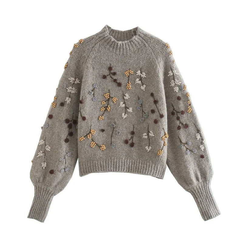 Lely | Comfortable Soft Jumper for Women with Autumn Print