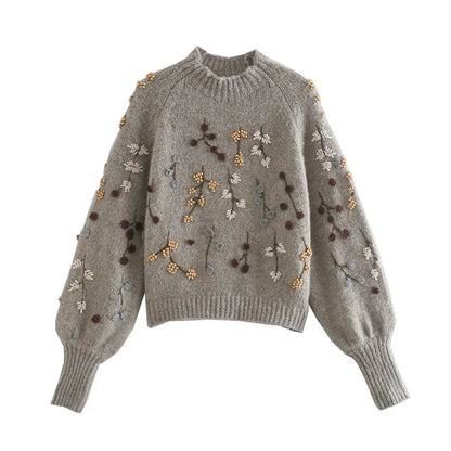 Lely | Comfortable Soft Jumper for Women with Autumn Print