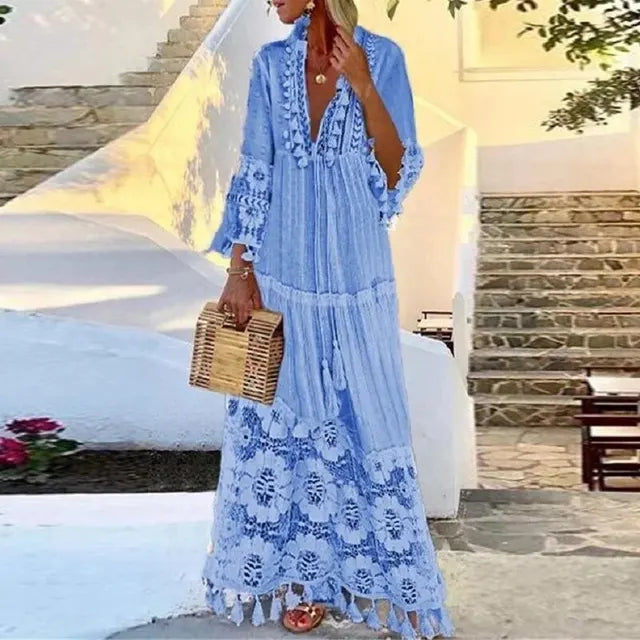 Radiant Long Dress - Sunny