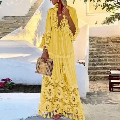 Radiant Long Dress - Sunny