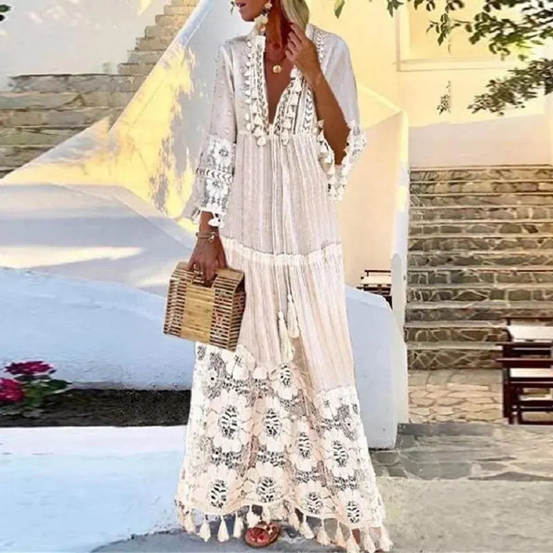 Radiant Long Dress - Sunny