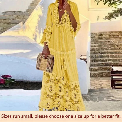 Radiant Long Dress - Sunny