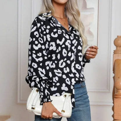 Leopard Print Blouse - Vera