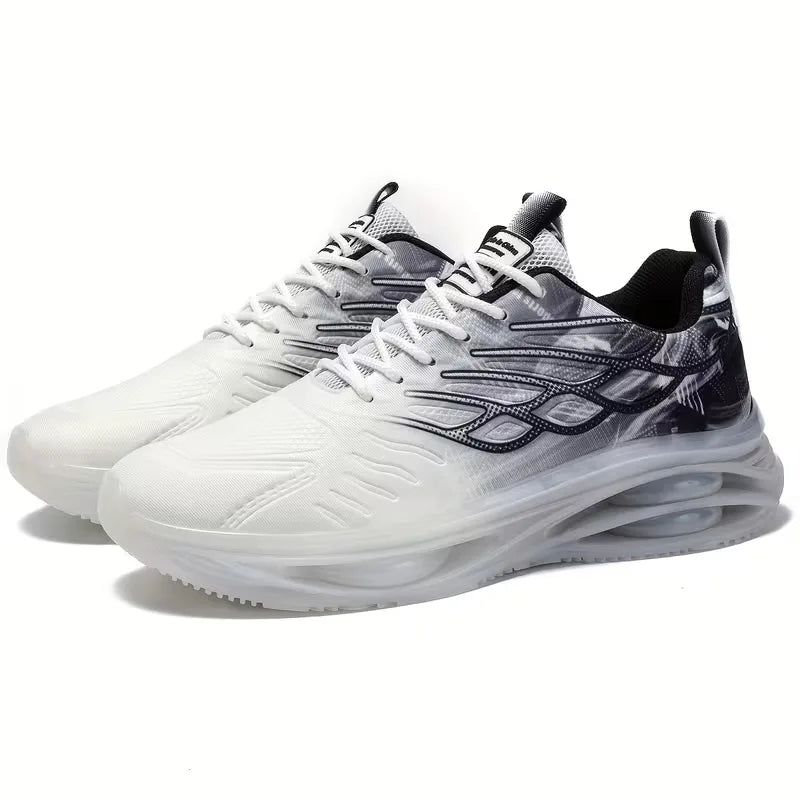 Lightweight trainers with lace-up closure for outdoor activities