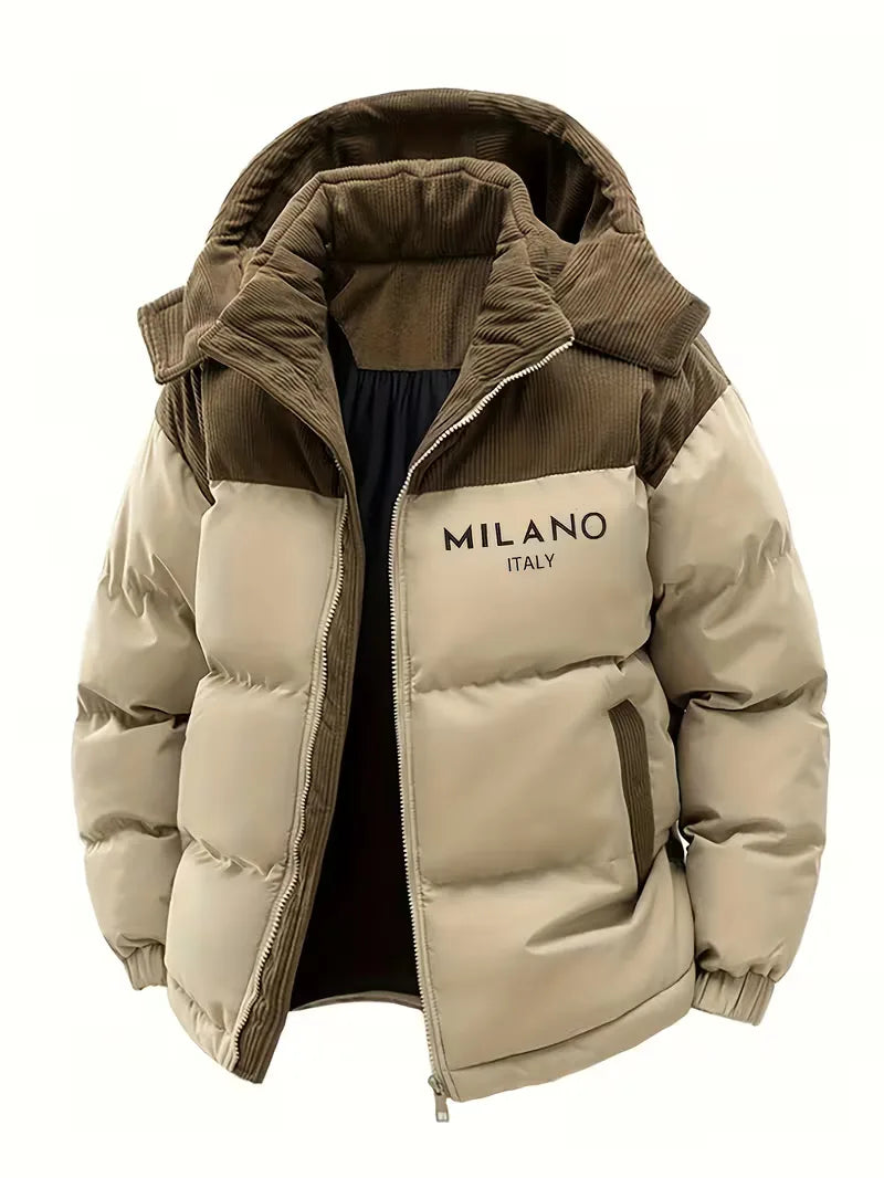Lightweight jacket for men with hood