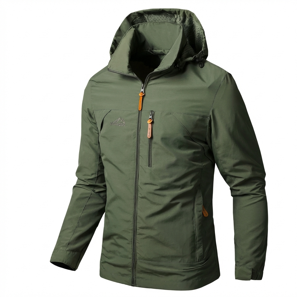 Waterproof and windproof outdoor jacket for men