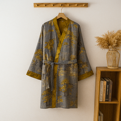 Lightweight Cotton Kimono Robe for Men