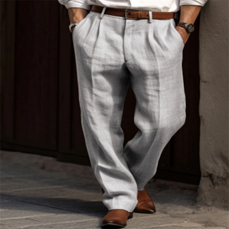 Lightweight Linen Pants for Men - Klaus