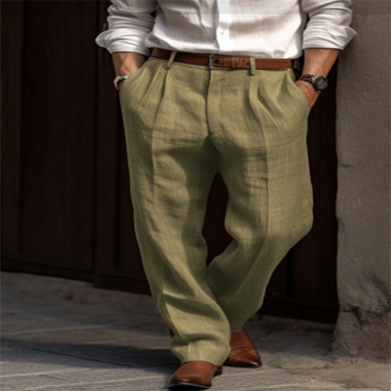 Lightweight Linen Pants for Men - Klaus