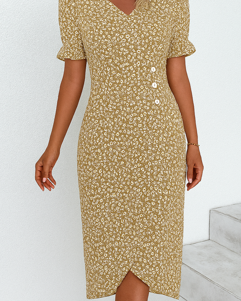 Lightweight Maxi Dress in Cotton Blend for Women