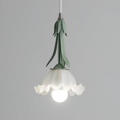 Lámpara colgante con motivo floral - LED y elegante