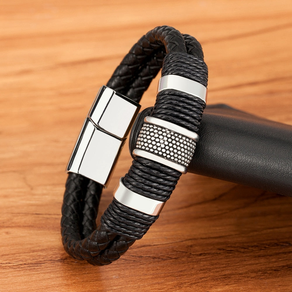 Lina | Woven Leather Bracelet
