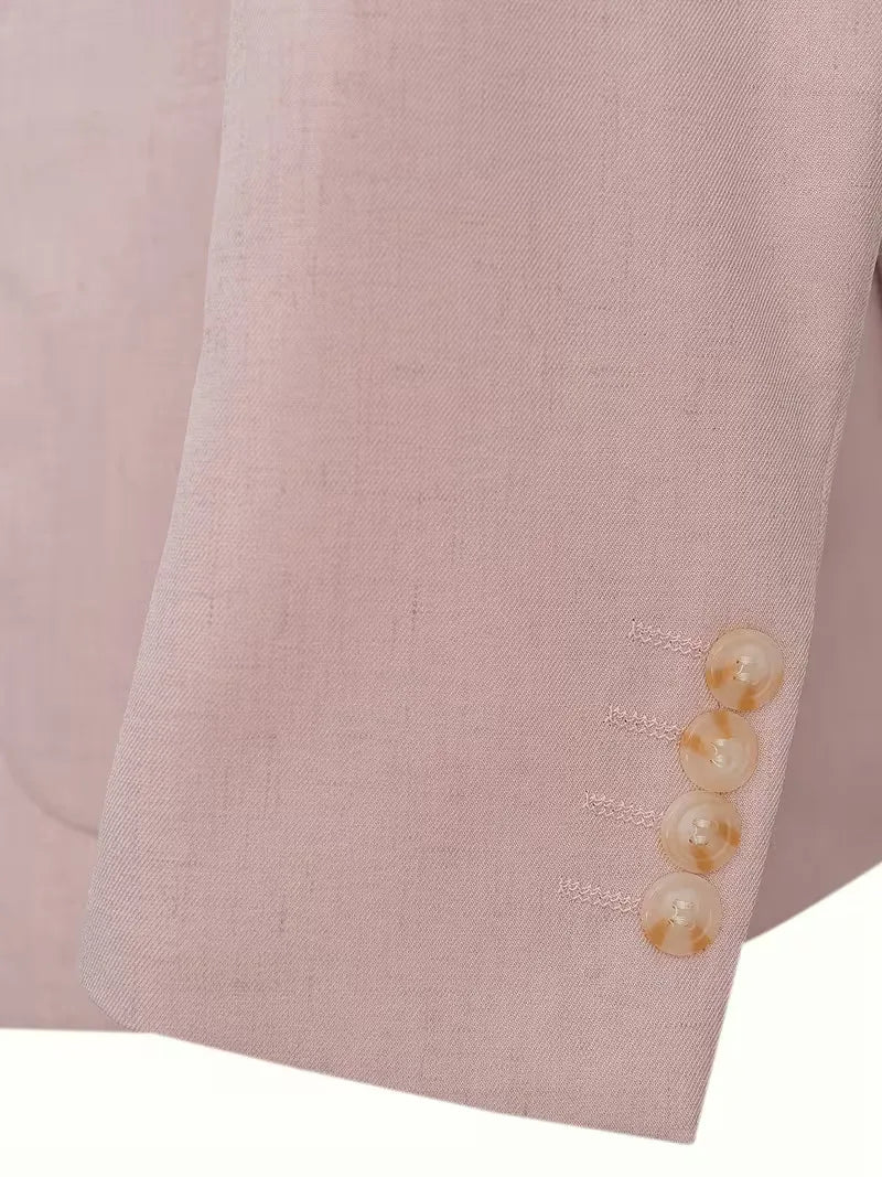 Linen Blazer Slim Fit