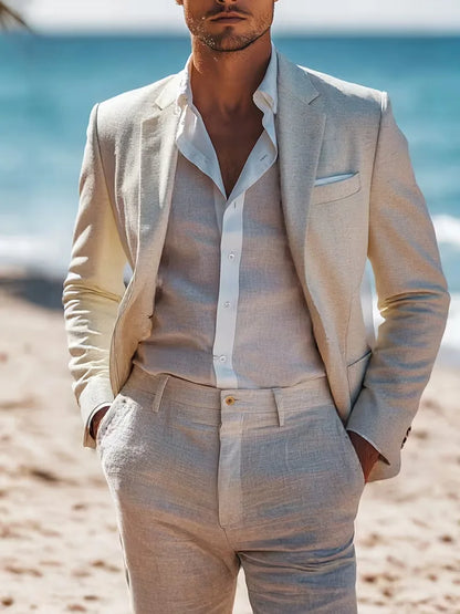 Linen Blazer Slim Fit