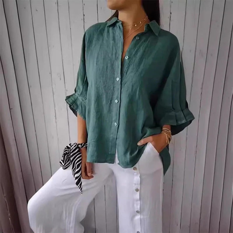 Linen Women's Blouse - Sophie