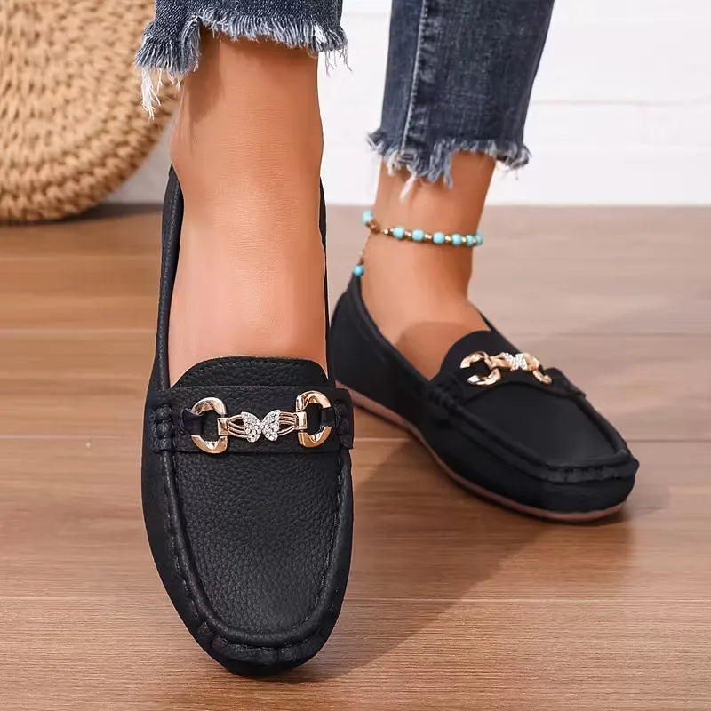 Loafers with Bow Detail