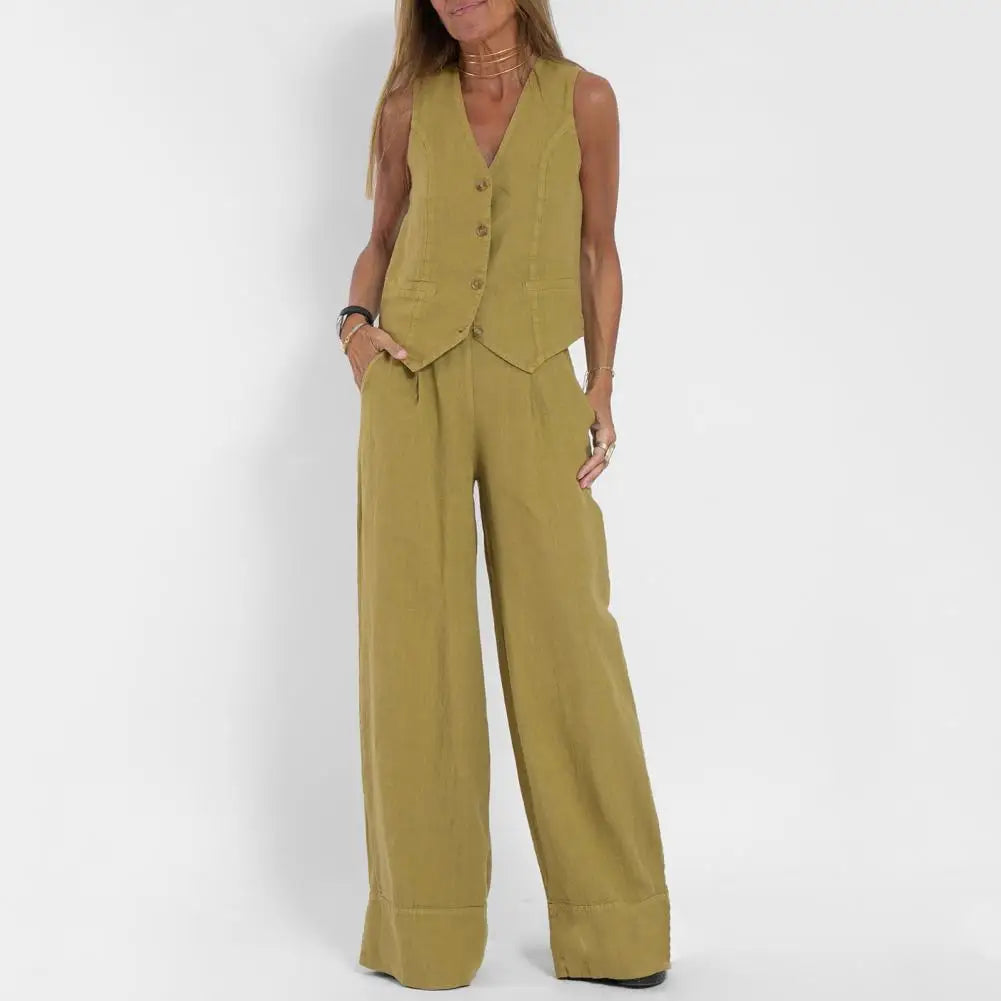 Loïs | Stylish Loose Set (Cardigan + Trousers)