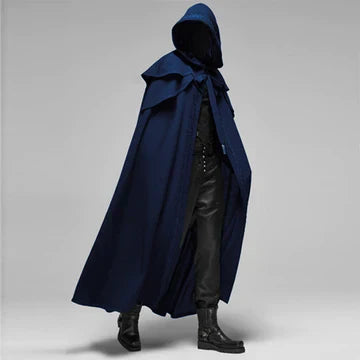 Long Hooded Cloak - Gothic Style