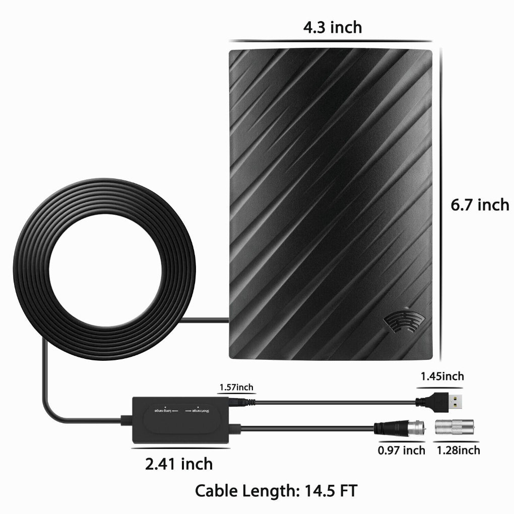 Long-Range HDTV 4K Digital Indoor Antenna