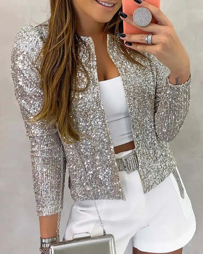 Sequin Jacket - Leah Becker