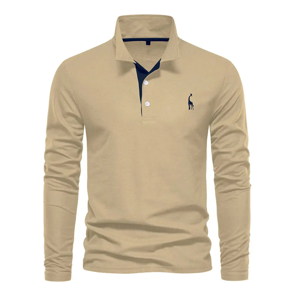 Long Sleeve Polo for Men - Bastian