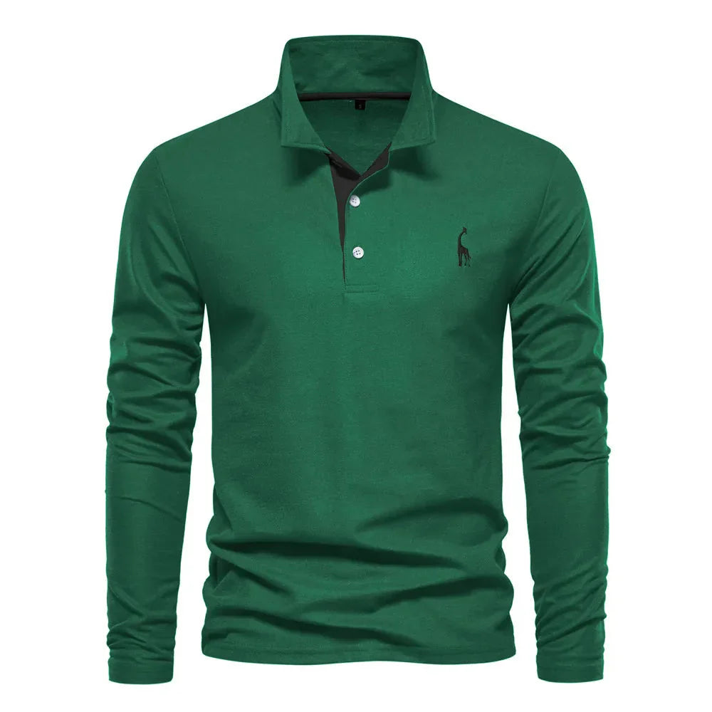 Long Sleeve Polo for Men - Bastian