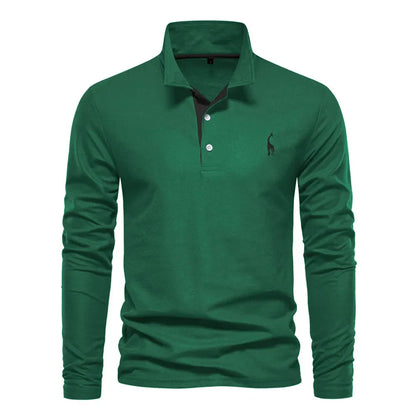 Long Sleeve Polo for Men - Bastian