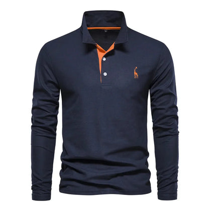 Long Sleeve Polo for Men - Bastian