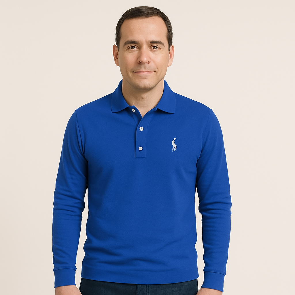 Long Sleeve Polo for Men - Bastian