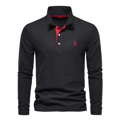 Long Sleeve Polo for Men - Bastian