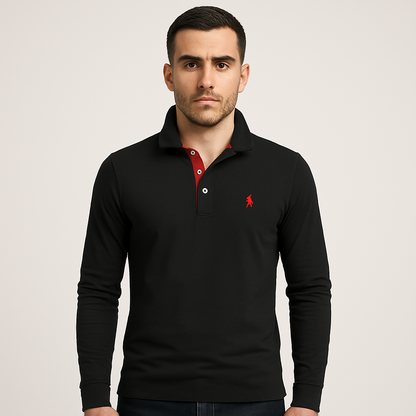 Long Sleeve Polo for Men - Bastian