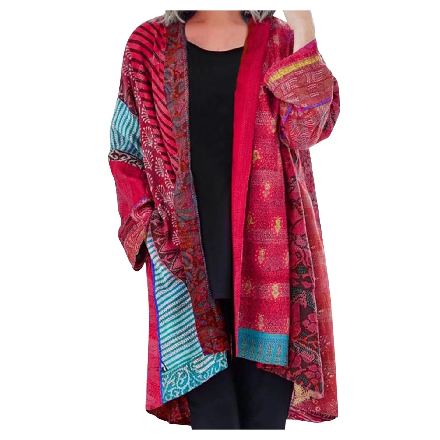 Long Sleeve Vintage Sweater for Women - Comfortable and Stylish